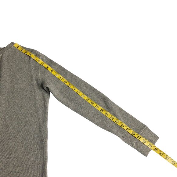 Vintage Abercrombie Fitch Sweater Mens M Gray Marled Knit Pullover V-Neck Y2K - Picture 16 of 16